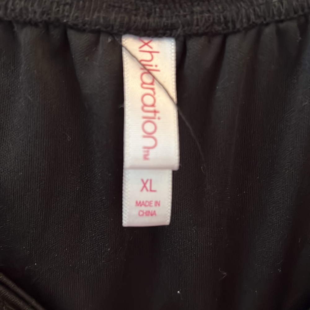 Xhilaration Black Strapless Jumpsuit. Size XL - Picture 4 of 7